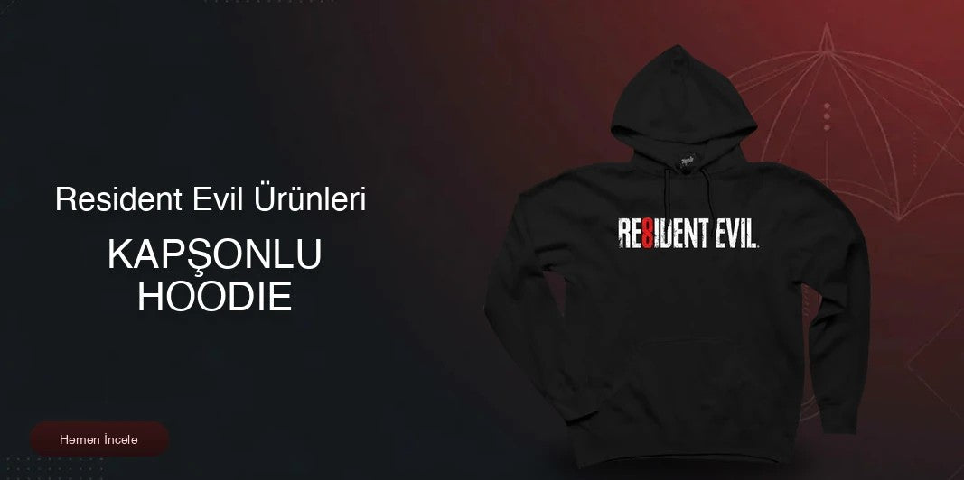 Resident Evil Kapşonlu Sweatshirt kapak