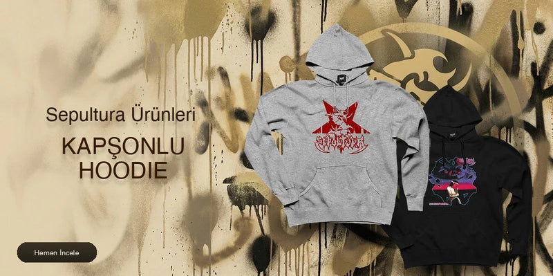 Sepultura Kapşonlu Fermuarsız