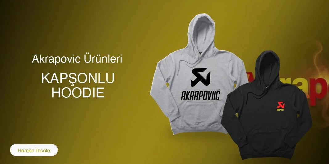 Akrapovic Kapşonlu Fermuarsız kapak
