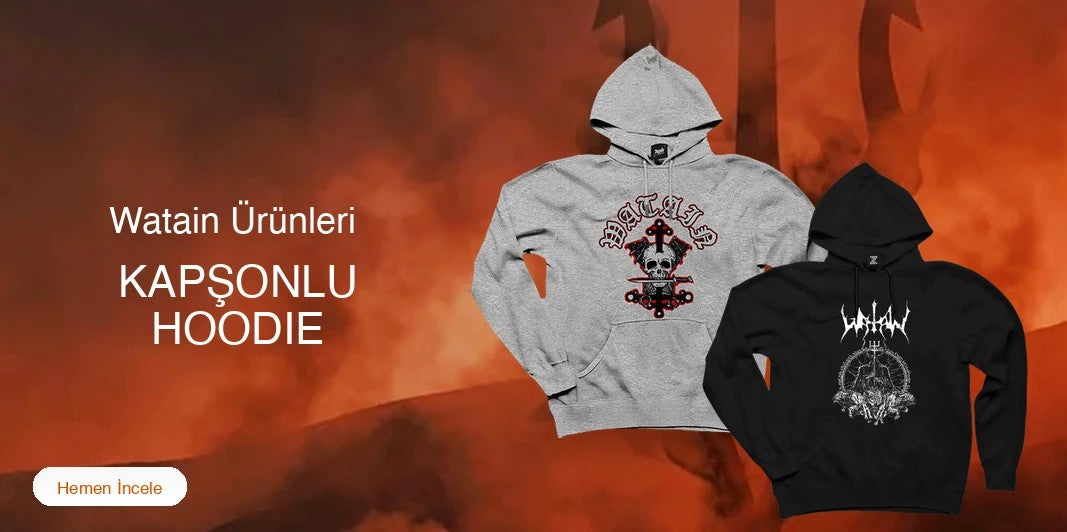 Watain Kapşonlu Fermuarsız kapak