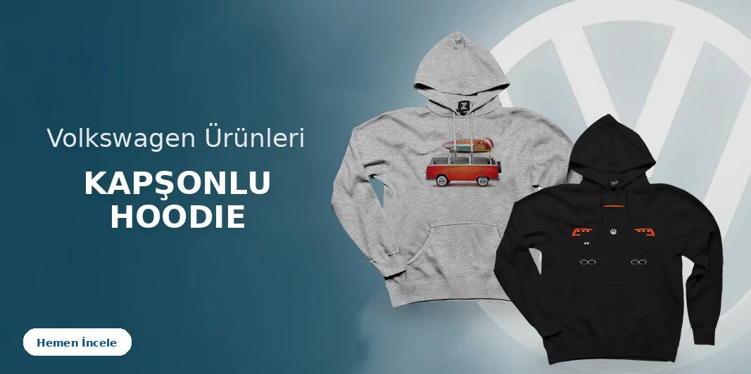 Volkswagen Kapşonlu Fermuarsız kapak