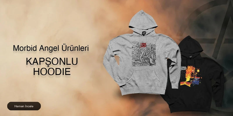 Morbid Angel Kapşonlu Fermuarsız