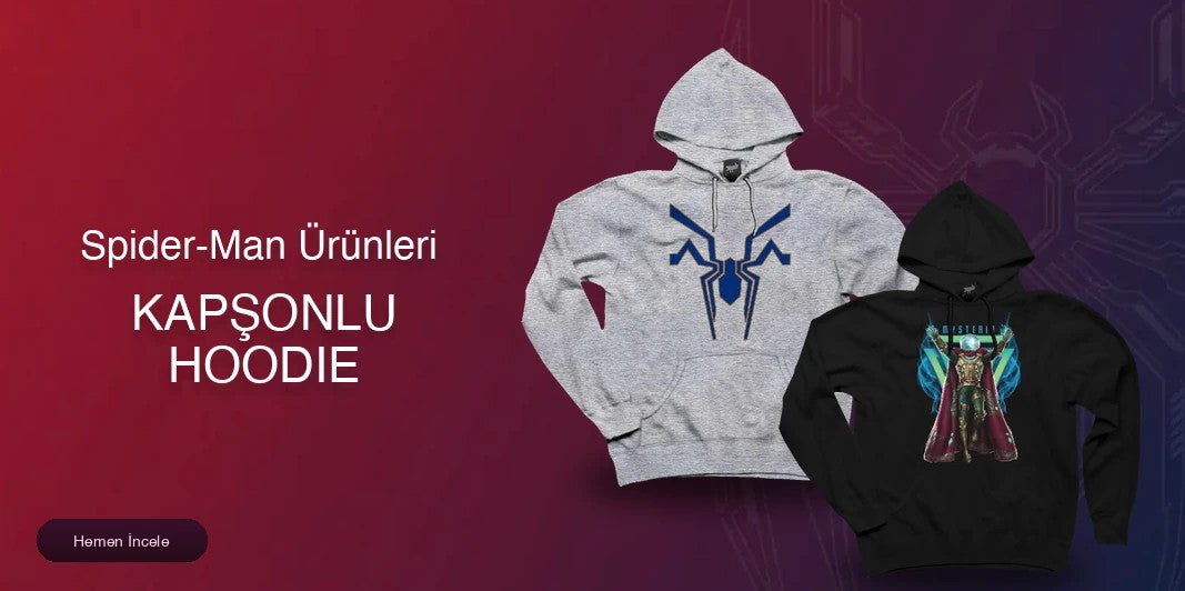 Spider-Man Kapşonlu Sweatshirt kapak