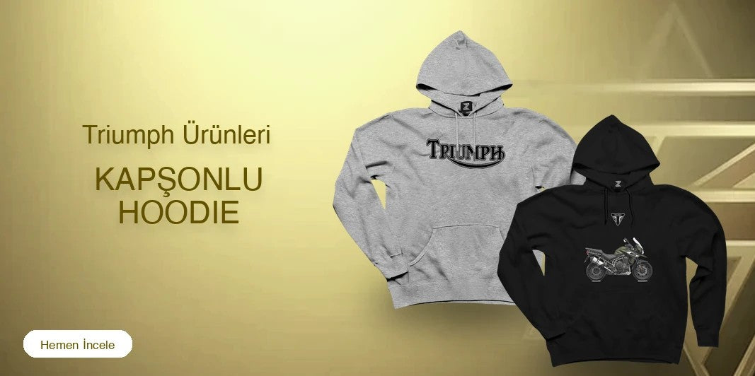 Triumph Kapşonlu Fermuarsız kapak
