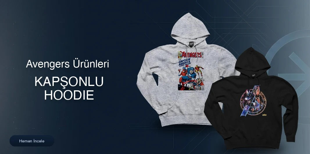Avengers Kapşonlu Sweatshirt kapak
