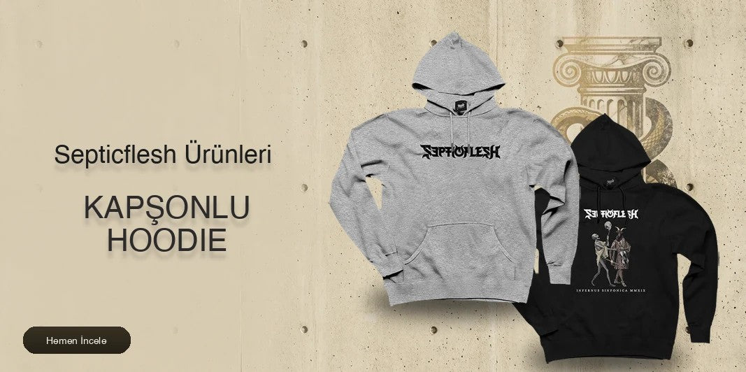 Septicflesh Kapşonlu Fermuarsız kapak