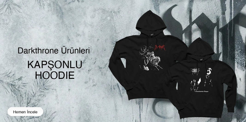 Darkthrone Kapşonlu Fermuarsız kapak