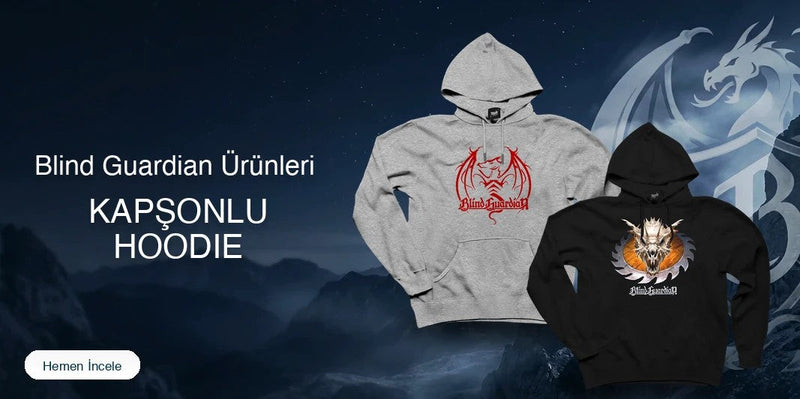 Blind Guardian Kapşonlu Fermuarsız