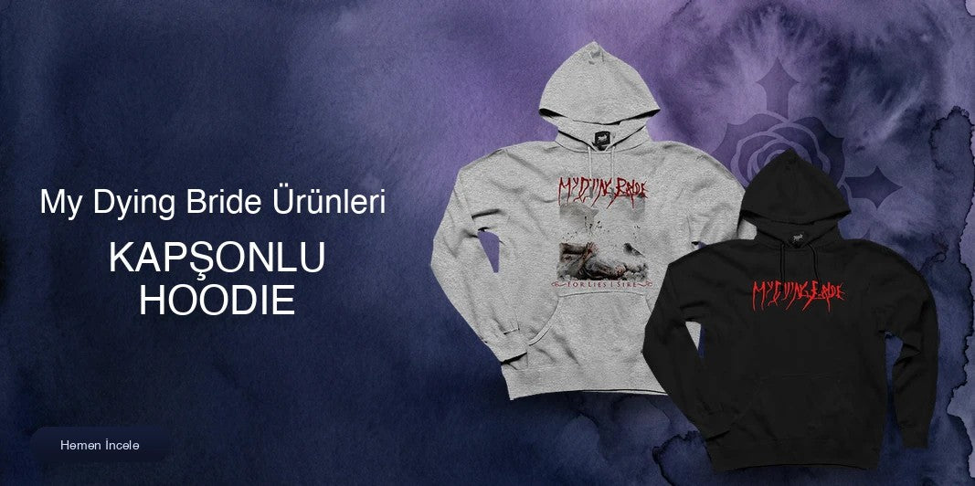 My Dying Bride Kapşonlu Fermuarsız kapak