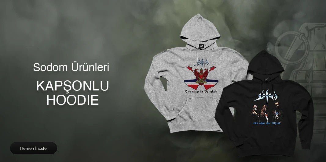 Sodom Kapşonlu Fermuarsız kapak