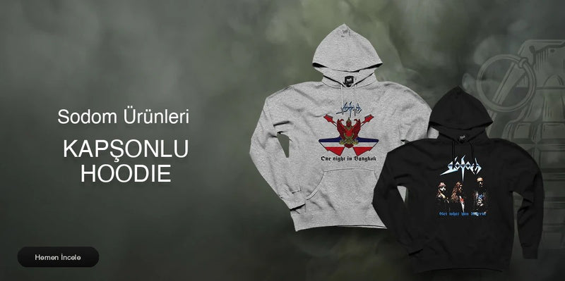 Sodom Kapşonlu Fermuarsız