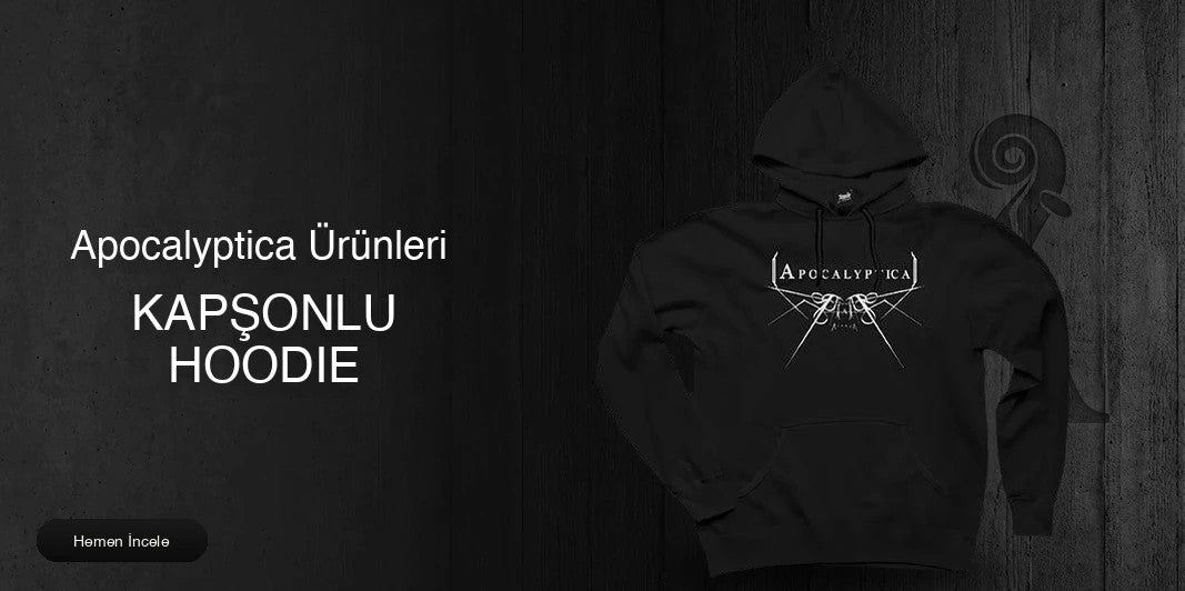 Apocalyptica Kapşonlu Fermuarsız kapak