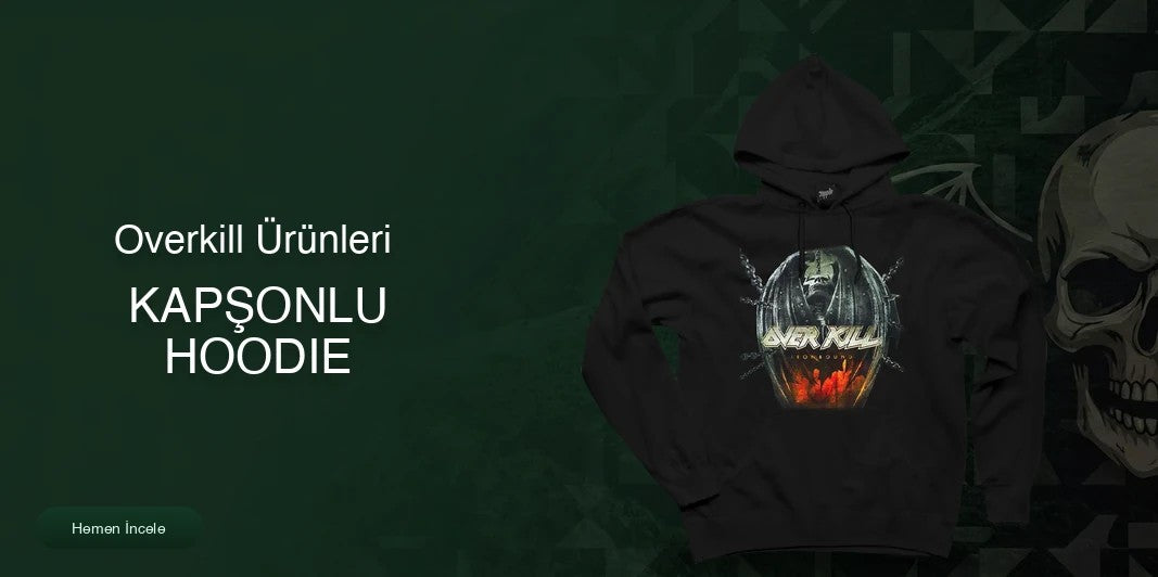 Overkill Kapşonlu Fermuarsız kapak