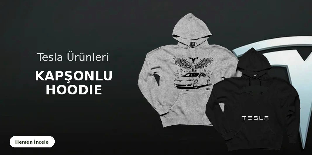 Tesla Kapşonlu Fermuarsız kapak
