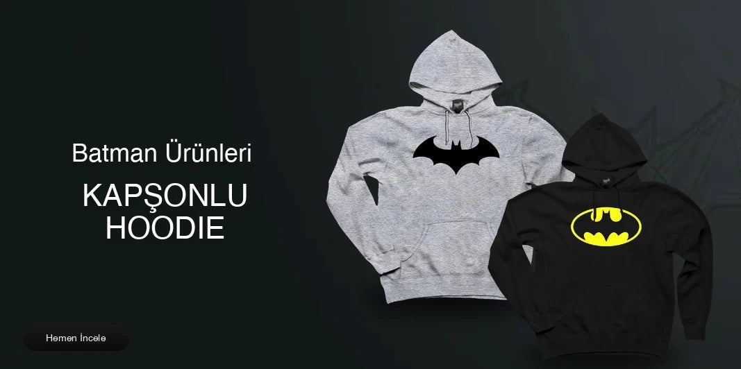 Batman Kapşonlu Sweatshirt kapak