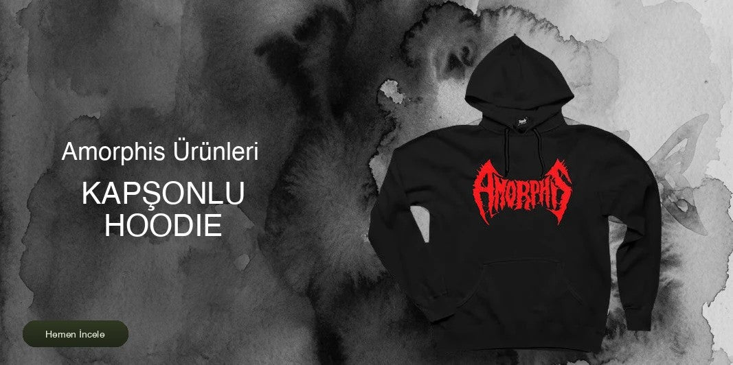 Amorphis Kapşonlu Fermuarsız kapak
