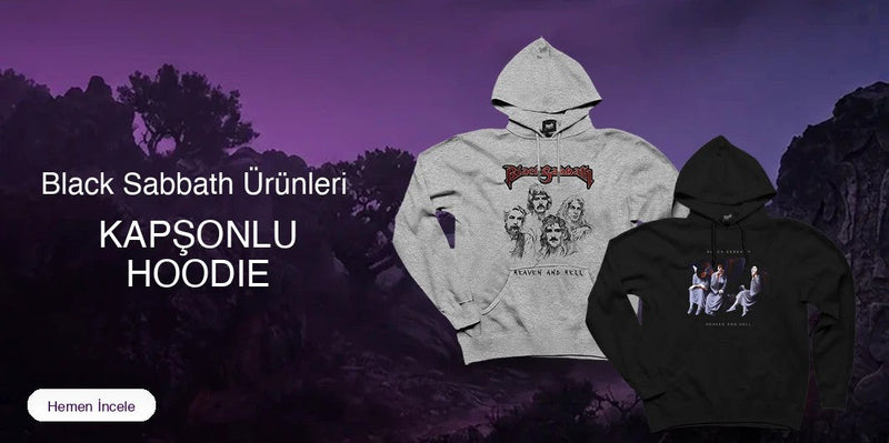 Black Sabbath Kapşonlu Fermuarsız kapak