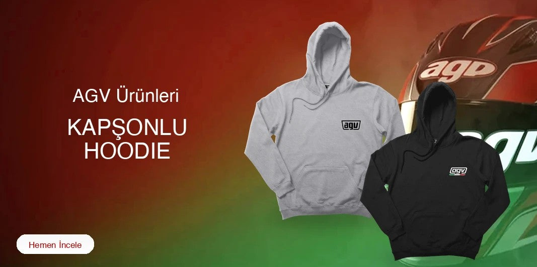 AGV Kapşonlu Fermuarsız kapak