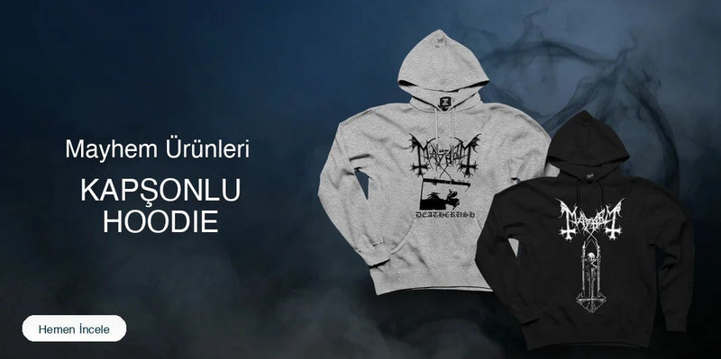 Mayhem Kapşonlu Fermuarsız kapak