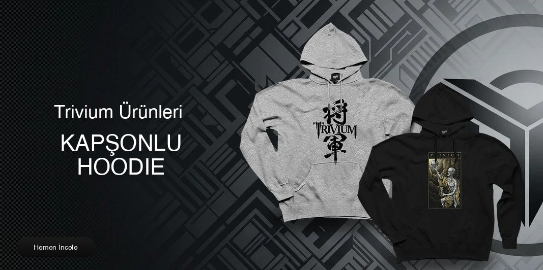 Trivium Kapşonlu Fermuarsız kapak