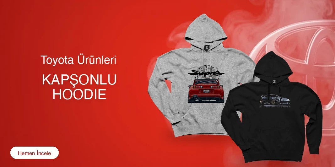 Toyota Kapşonlu Fermuarsız kapak