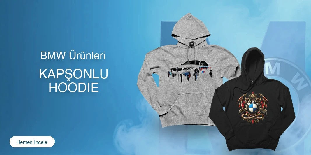 BMW Kapşonlu Fermuarsız kapak