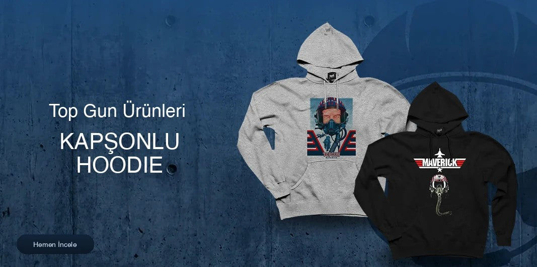 Top Gun Kapşonlu Sweatshirt kapak