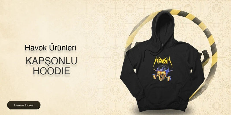Havok Kapşonlu Fermuarsız