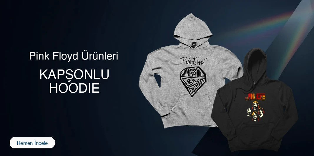Pink Floyd Kapşonlu Fermuarsız kapak