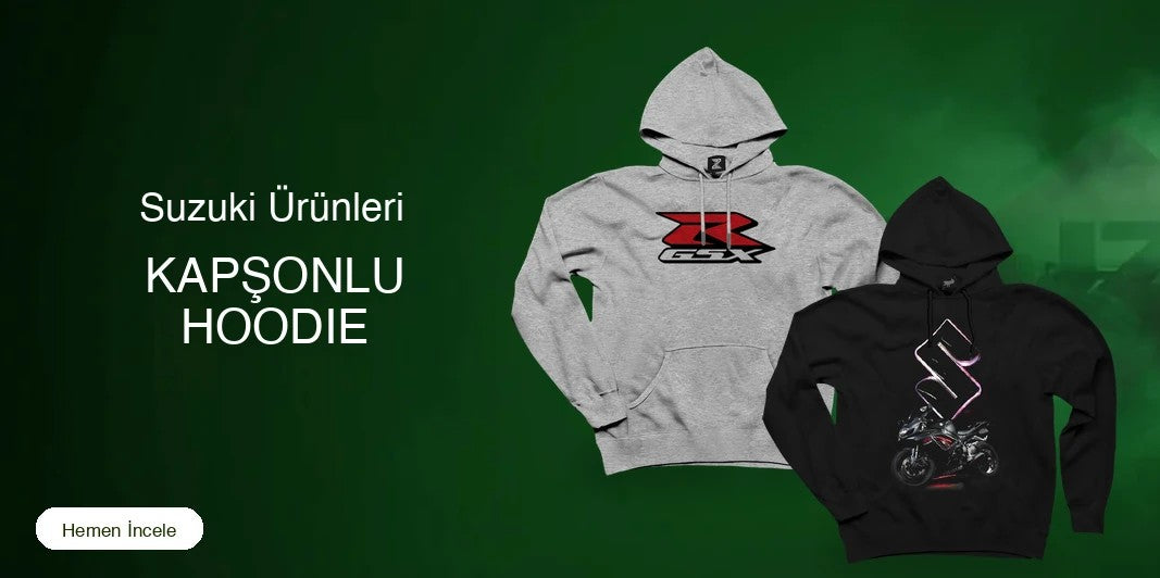 Suzuki Kapşonlu Fermuarsız kapak