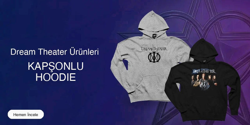 Dream Theater Kapşonlu Fermuarsız