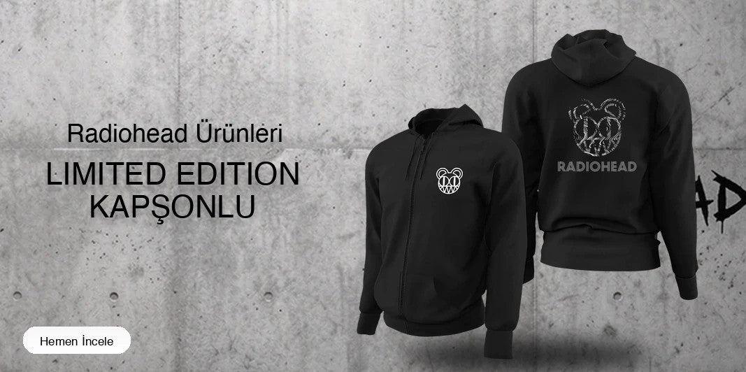 Radiohead Limited Edition Kapşonlu Sweatshirt kapak