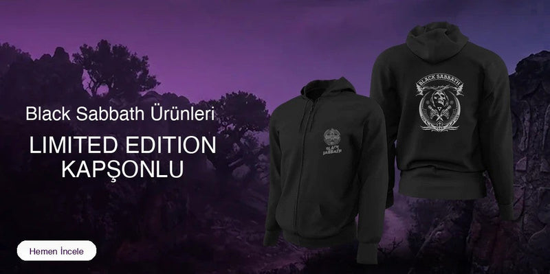 Black Sabbath Limited Edition Kapşonlu Sweatshirt kapak