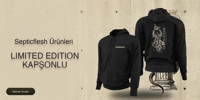 Septicflesh Limited Edition Kapşonlu Sweatshirt