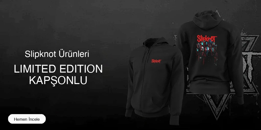 Slipknot Limited Edition Kapşonlu Sweatshirt kapak