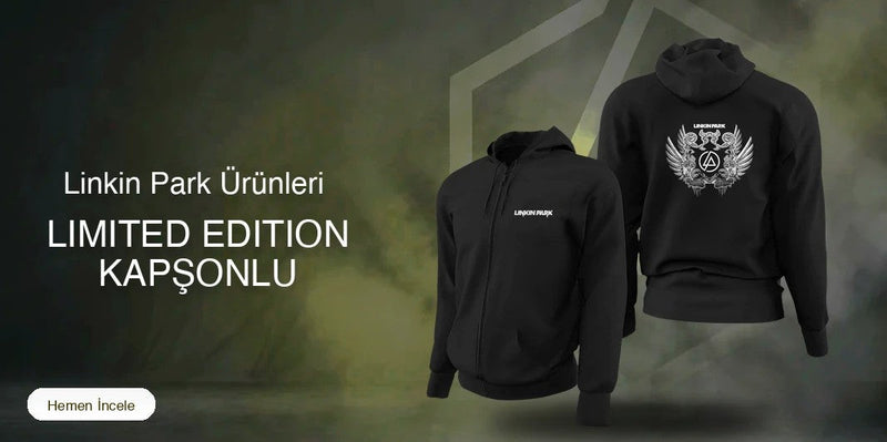 Linkin Park Limited Edition Kapşonlu Sweatshirt