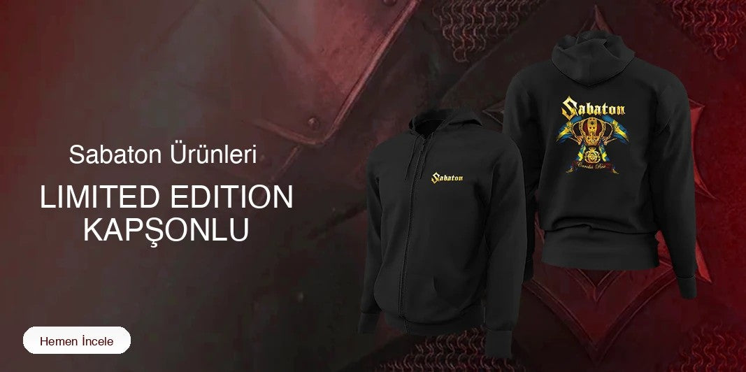 Sabaton Limited Edition Kapşonlu Sweatshirt kapak