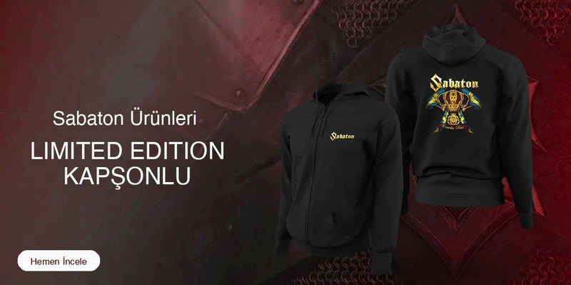 Sabaton Limited Edition Kapşonlu Sweatshirt
