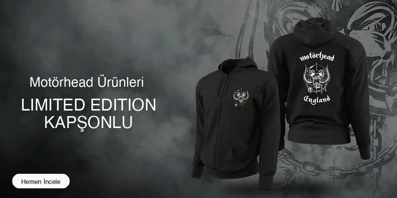 Motörhead Limited Edition Kapşonlu Sweatshirt kapak