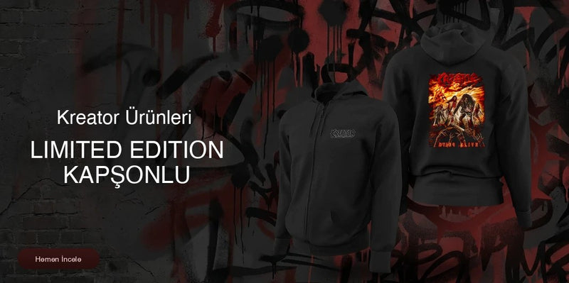 Kreator Limited Edition Kapşonlu Sweatshirt