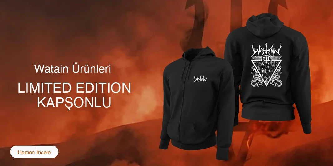 Watain Limited Edition Kapşonlu Sweatshirt kapak