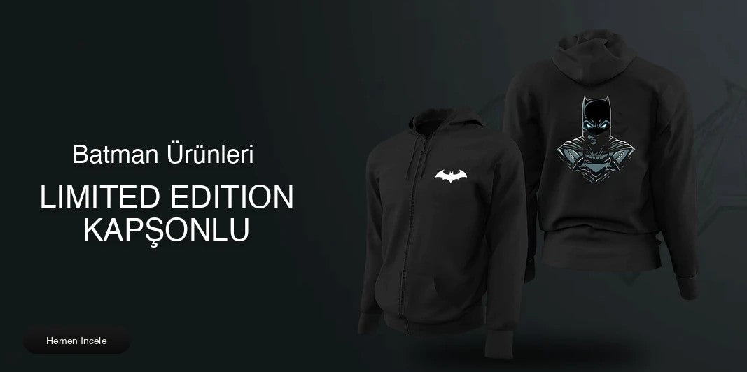 Batman Limited Edition Kapşonlu kapak