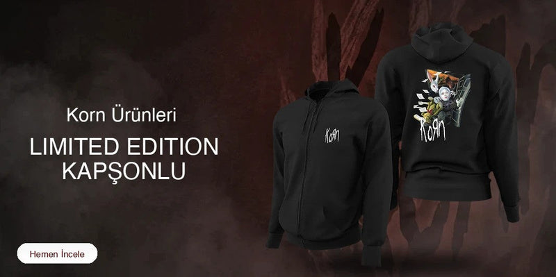 Korn Limited Edition Kapşonlu Sweatshirt
