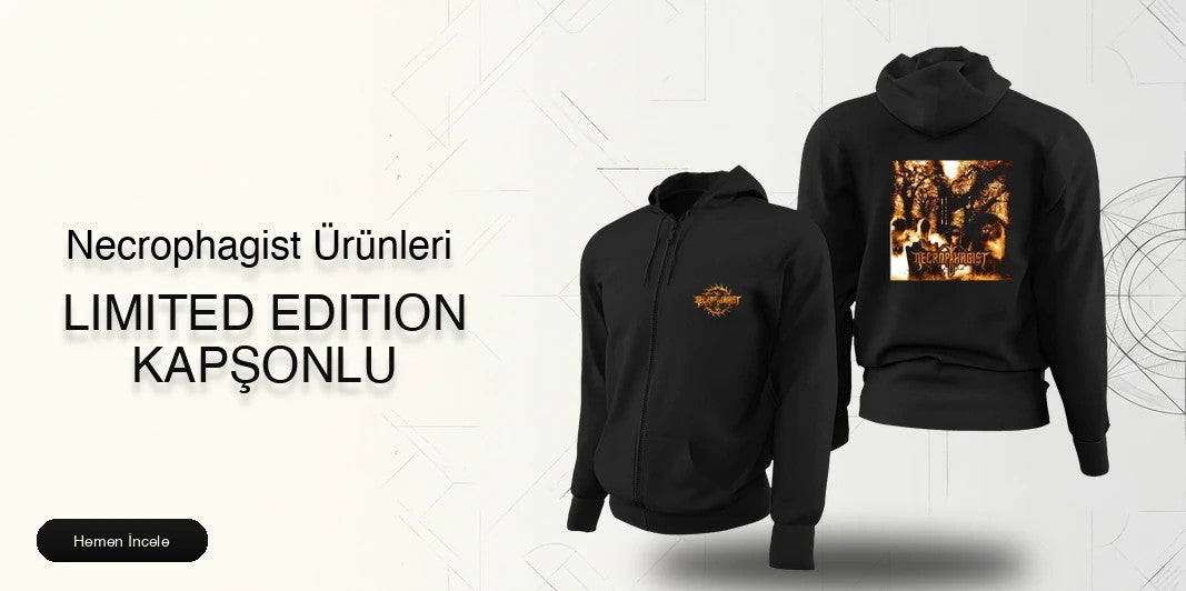 Necrophagist Limited Edition Kapşonlu Sweatshirt kapak