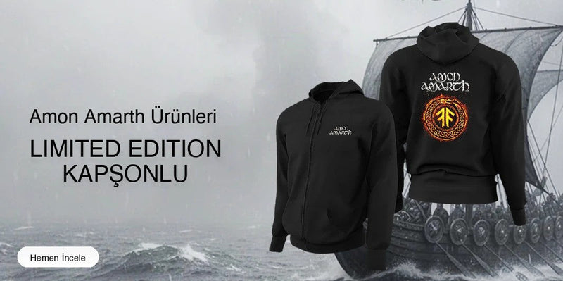 Amon Amarth Limited Edition Kapşonlu Sweatshirt kapak