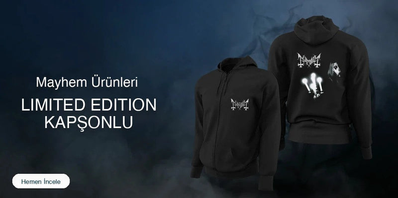 Mayhem Limited Edition Kapşonlu Sweatshirt kapak
