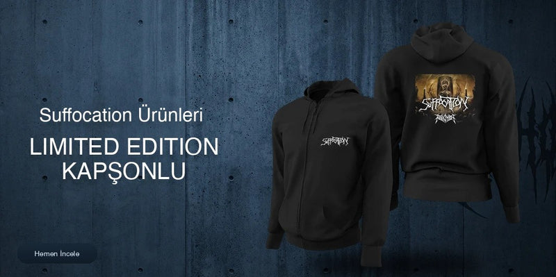 Suffocation Limited Edition Kapşonlu Sweatshirt