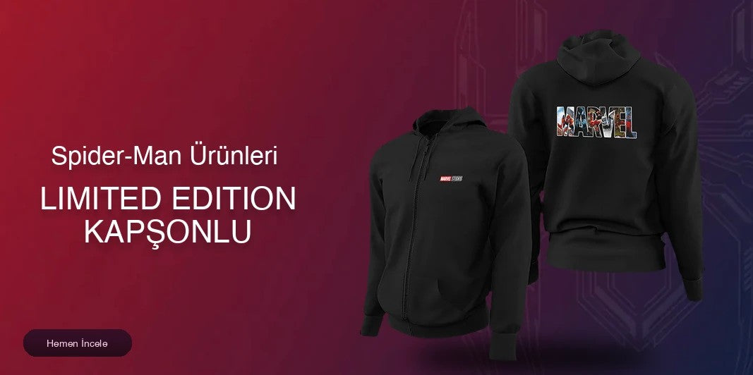Spider-Man Limited Edition Kapşonlu kapak