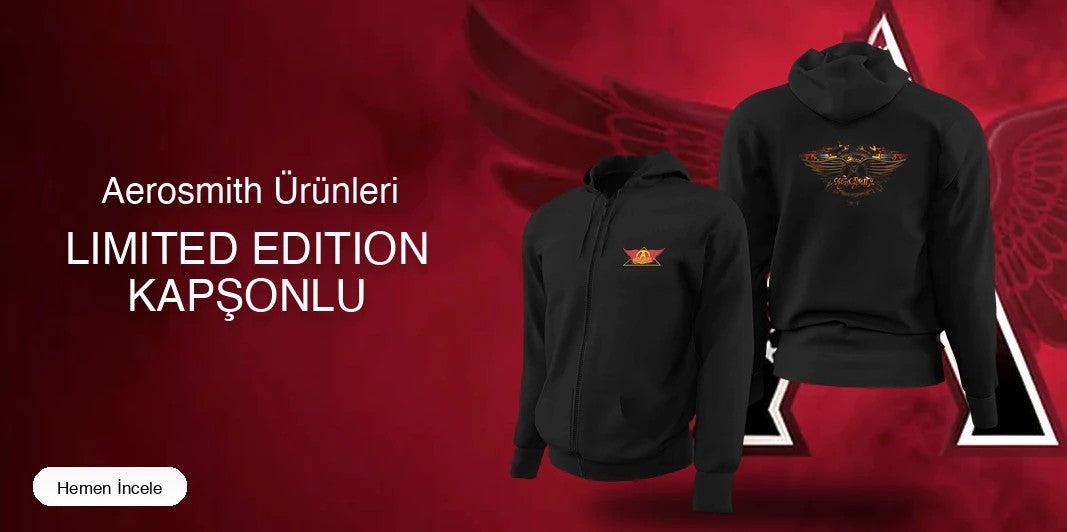 Aerosmith Limited Edition Kapşonlu Sweatshirt kapak