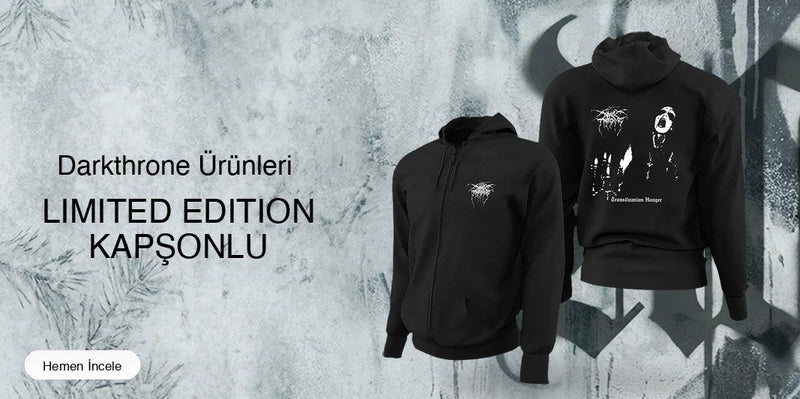 Darkthrone Limited Edition Kapşonlu Sweatshirt kapak